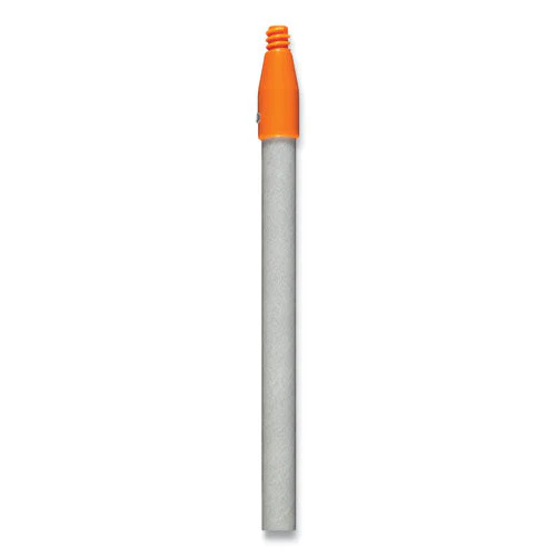 Push Broom Handle With Nylon Thread, Fiberglass, 60", Gray - Image 1