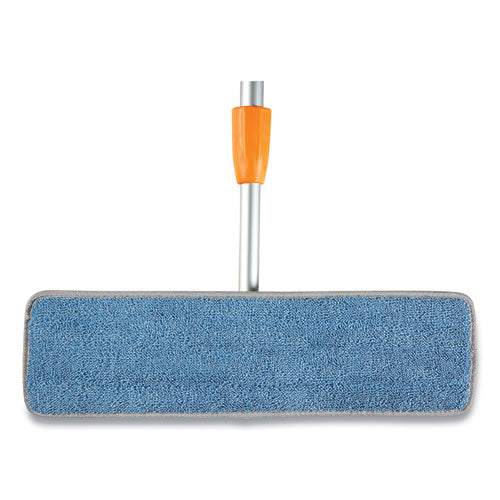 Microfiber Wet Mop Pad, Economy, 5 X 18, Blue - Image 2