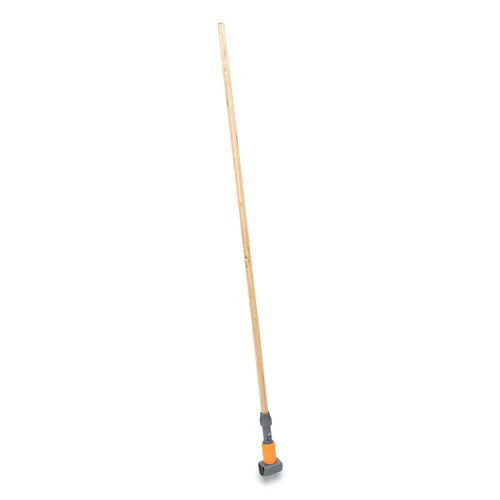 Clamp Style Wet-mop Handle, Wood, 60" Handle, Natural - Image 2