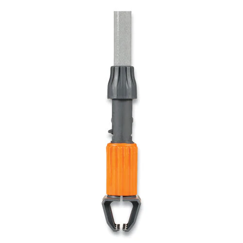 Clamp Style Wet-mop Handle, Fiberglass, 60" Handle, Gray - Image 1