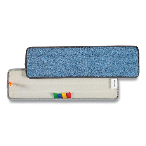Microfiber Wet Mop Pad, 5 X 18, Blue - Image 1