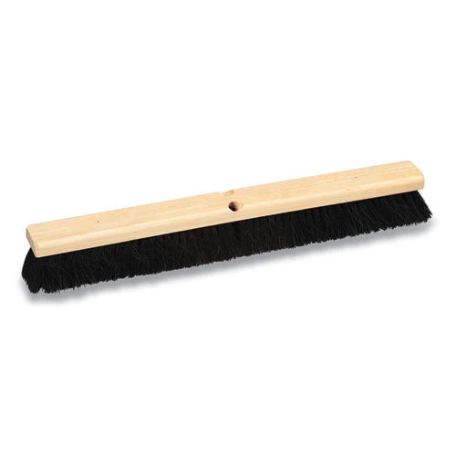 Tampico Push Broom Head, Black Bristles, 24" - Image 1