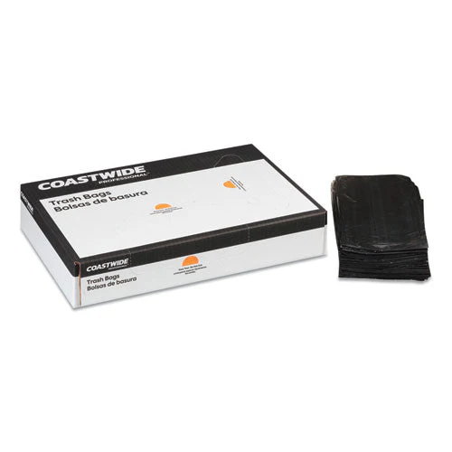 Linear Low-density Can Liners, 16 Gal, 1 Mil, 24" X 31", Black, 250/carton - Image 2