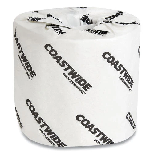 2-ply Standard Toilet Paper, Septic Safe, White, 500 Sheets/roll, 96 Rolls/carton