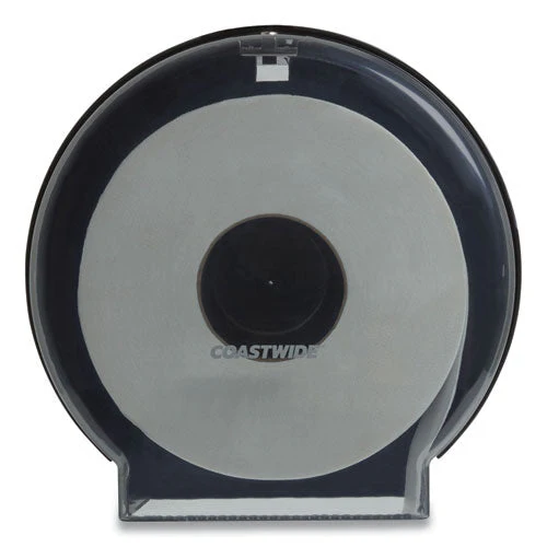 Jumbo Roll Toilet Paper Dispenser, 11.88 X 5.13 X 11, Translucent Smoke - Image 1