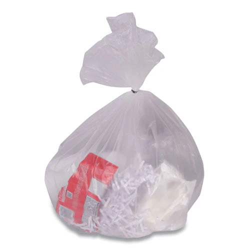Linear Low-density Can Liners, 4 Gal, 0.35 Mil, 17" X 17", Clear, 1000/carton - Image 1