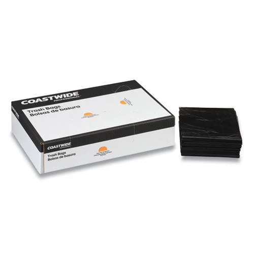 Reprocessed Resin Can Liners, 60 Gal, 1.3 Mil, 38" X 58", Black, 100/carton - Image 2
