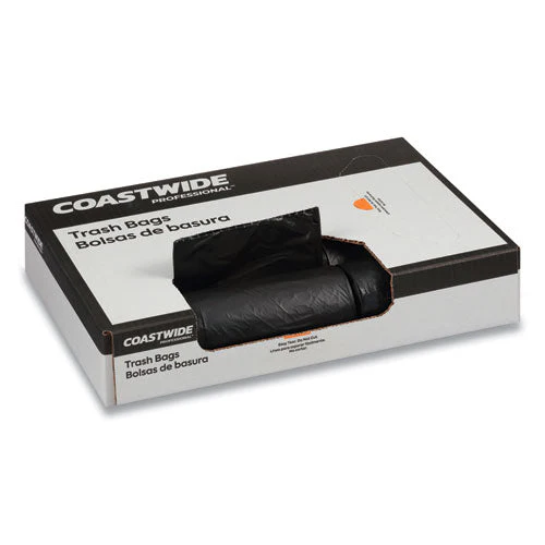 Accufit Linear Low-density Can Liners, 44 Gal, 1.3 Mil, 37" X 50", Black, 20 Bags/roll, 5 Rolls/carton - Image 3