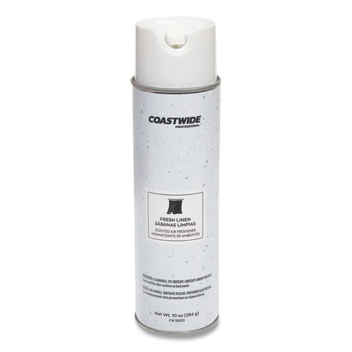 Air Freshener Aerosol, Fresh Linen, 10 Oz Aerosol Spray, 6/carton - Image 2