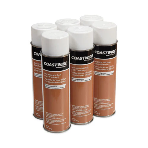 Floor Dust Mop And Dust Cloth Treatment, Lemon Scent, 17 Oz Aerosol Can, 6/carton - Image 2