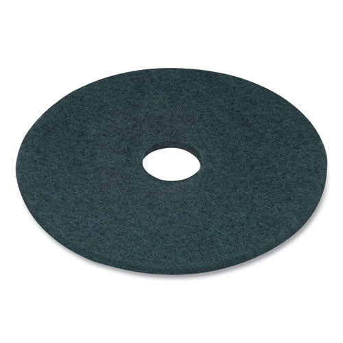 Cleaning Floor Pads, 17" Diameter, Blue, 5/carton - Image 2