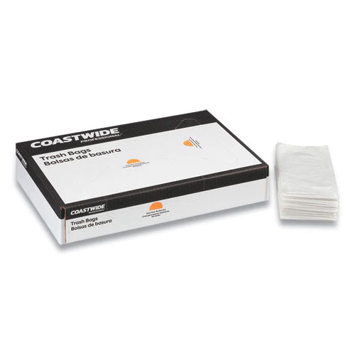 Linear Low-density Can Liners, 45 Gal, 1 Mil, 40" X 46", Clear, 100/carton - Image 2