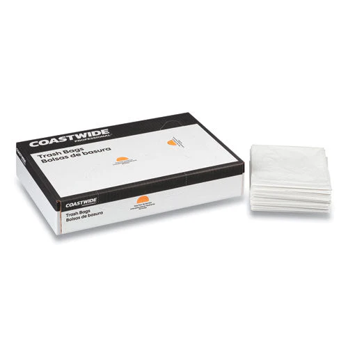Linear Low-density Can Liners, 33 Gal, 0.74 Mil, 33" X 39", White, 150/carton - Image 2