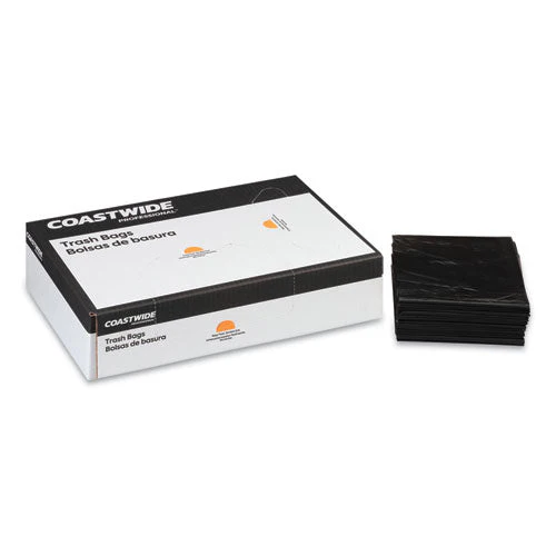 Reprocessed Resin Can Liners, 45 Gal, 1.8 Mil, 40" X 46", Black, 100/carton - Image 2