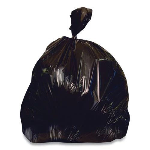 Linear Low-density Can Liners, 45 Gal, 0.65 Mil, 40" X 46", Black, 125/carton - Image 3