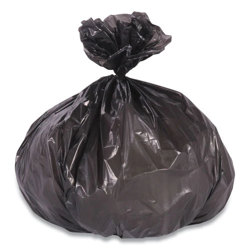 Linear Low-density Can Liners, 16 Gal, 0.35 Mil, 24" X 32", Black, 1000/carton - Image 1