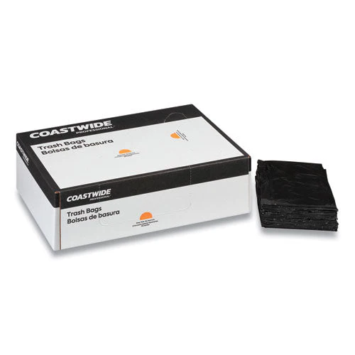 Linear Low-density Can Liners, 16 Gal, 0.35 Mil, 24" X 32", Black, 1000/carton - Image 2