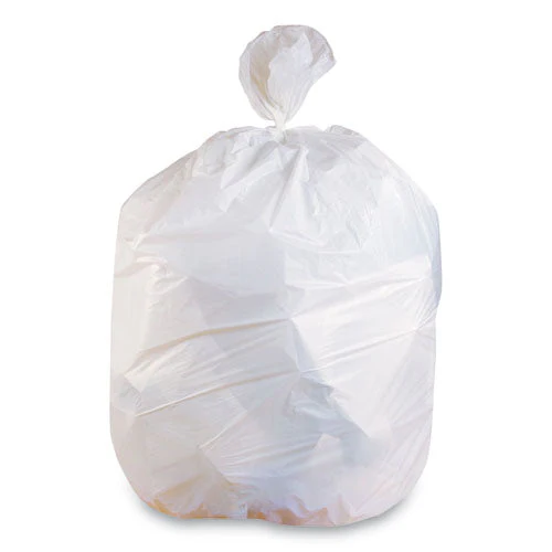 Linear Low-density Can Liners, 60 Gal, 1.3 Mil, 38" X 58", Clear, 20 Bags/roll, 5 Rolls/carton - Image 3