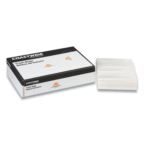 Linear Low-density Can Liners, 16 Gal, 0.35 Mil, 24" X 32", Clear, 1000/carton - Image 1