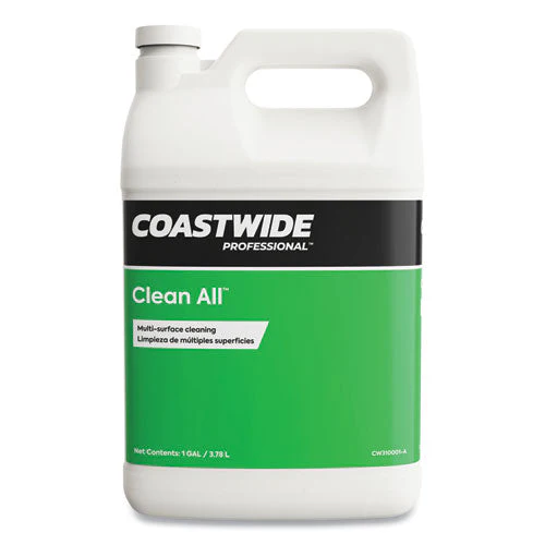 Clean All Multisurface Cleaner, Lemon Scent, 3.78 L Bottle, 4/carton - Image 1