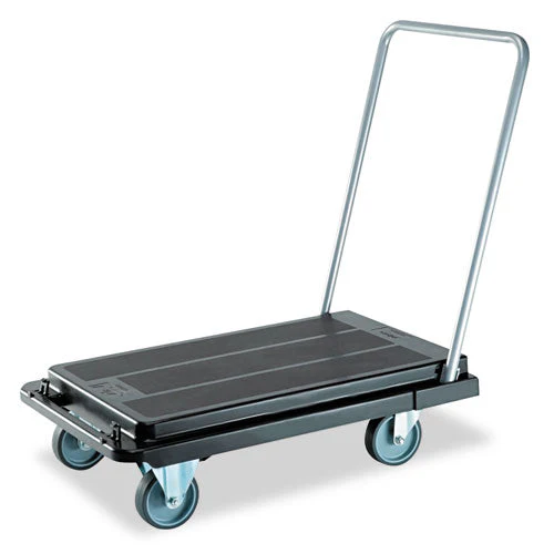 Heavy-duty Platform Cart, 300 Lb Capacity, 21 X 32.5 X 37.5, Black - Image 1