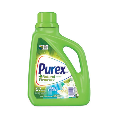 Ultra Natural Elements He Liquid Detergent, Linen And Lilies, 75 Oz Bottle, 6/carton - Image 1