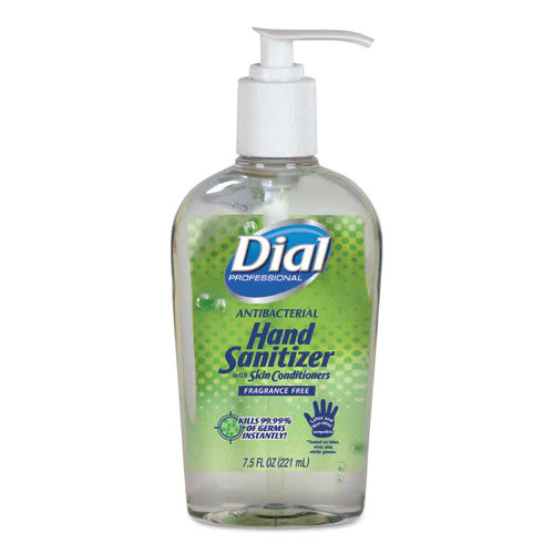 Antibacterial With Moisturizers Gel Hand Sanitizer, 7.5 Oz, Pump Bottle, Fragrance-free - Image 1