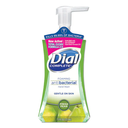 Antibacterial Foaming Hand Wash, Fresh Pear, 7.5 Oz Pump Bottle, 8/carton - Image 1