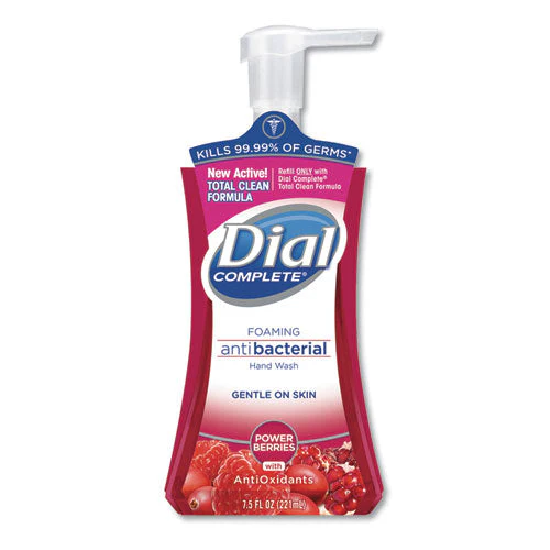 Antibacterial Foaming Hand Wash, Power Berries, 7.5 Oz Pump Bottle, 8/carton - Image 1