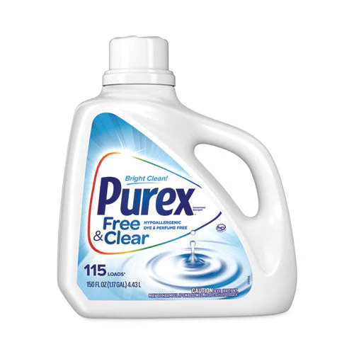 Free And Clear Liquid Laundry Detergent, Unscented, 150 Oz Bottle, 4/carton - Image 1