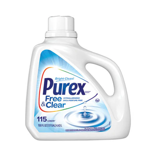 Free And Clear Liquid Laundry Detergent, Unscented, 150 Oz Bottle - Image 1