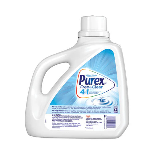 Free And Clear Liquid Laundry Detergent, Unscented, 150 Oz Bottle, 4/carton - Image 3