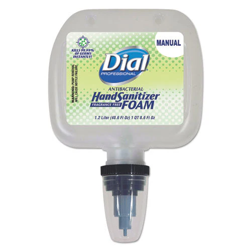 Antibacterial Foam Hand Sanitizer, 1.2 L Refill, Fragrance-free, 3/carton - Image 1