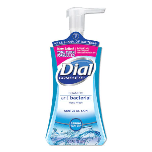 Antibacterial Foaming Hand Wash, Spring Water, 7.5 Oz, 8/carton - Image 1
