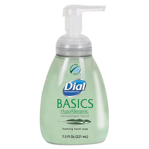 Basics Hypoallergenic Foaming Hand Wash, Honeysuckle, 7.5 Oz Pump - Image 1