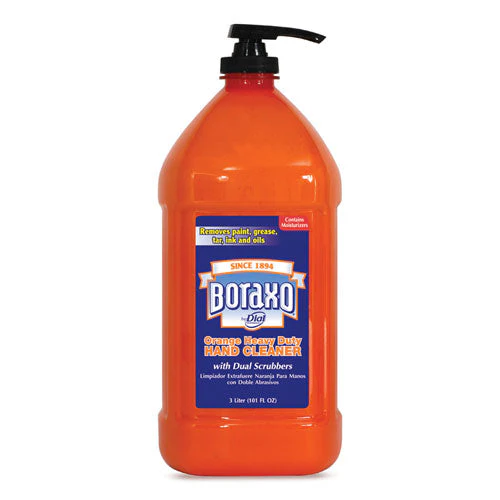 Orange Heavy Duty Hand Cleaner, 3 L Pump Bottle, 4/carton - Image 1