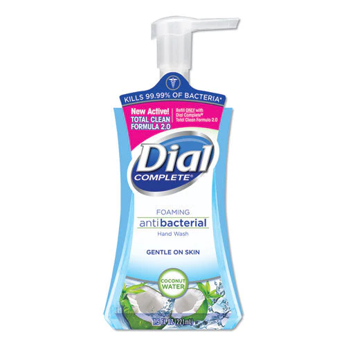 Antibacterial Foaming Hand Wash, Coconut Water, 7.5 Oz Pump Bottle - Image 1