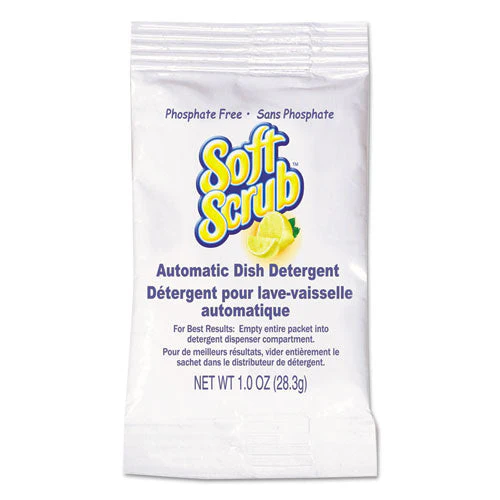 Automatic Dish Detergent, Lemon Scent, Powder, 1 Oz. Packet, 200/carton - Image 1
