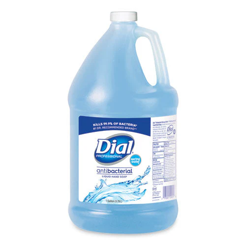 Antibacterial Liquid Hand Soap, Spring Water, 1 Gal - Image 1