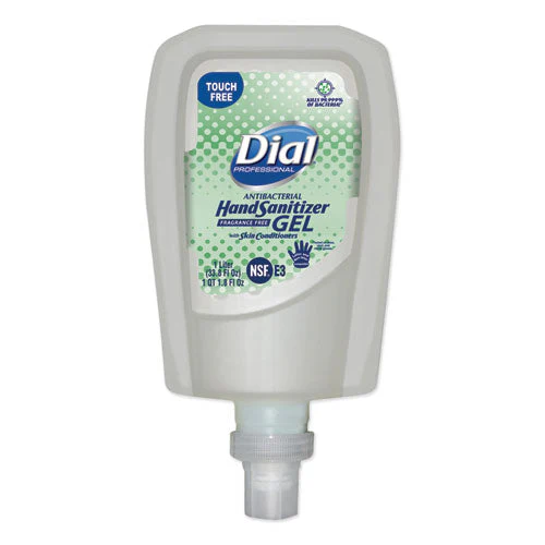 Antibacterial Gel Hand Sanitizer Refill For Fit Touch Free Dispenser, Fragrance-free, 1.2 L - Image 1