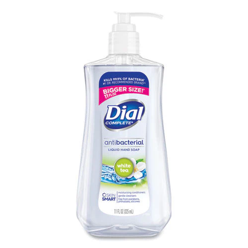 Antibacterial Liquid Hand Soap, White Tea Scent, 11 Oz Pump Bottle, 12/carton - Image 2