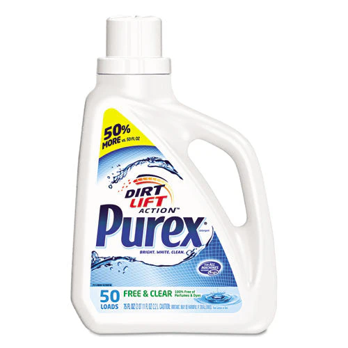 Free And Clear Liquid Laundry Detergent, Unscented, 75 Oz Bottle - Image 1