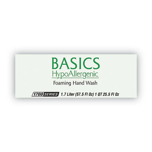Basics Hypoallergenic Foaming Hand Wash Refill For Dial 1700 Dispenser, Honeysuckle, With Vitamin E, 1.7 L, 3/carton - Image 3