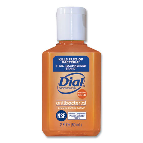 Gold Antibacterial Liquid Hand Soap, Floral, 2 Oz, 144/carton - Image 1