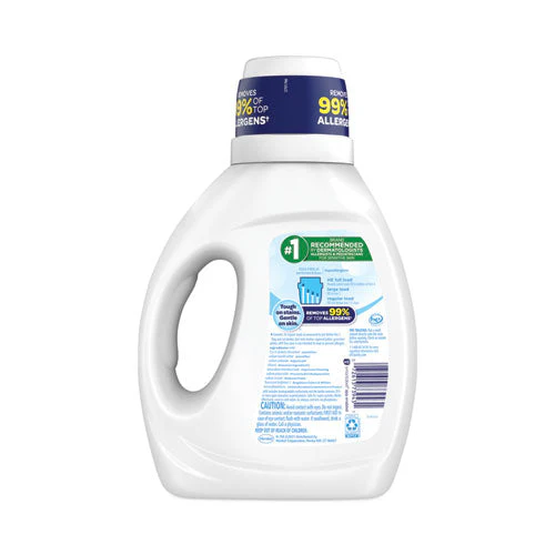 Ultra Free Clear Liquid Detergent, Unscented, 36 Oz Bottle, 6/carton - Image 2