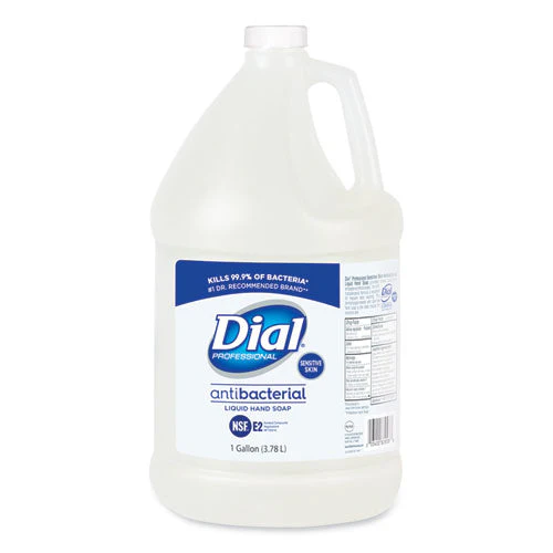 Antibacterial Liquid Hand Soap For Sensitive Skin, Floral, 1 Gal, 4/carton - Image 1