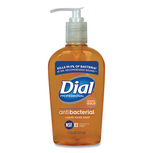 Gold Antibacterial Liquid Hand Soap, Floral, 7.5 Oz Pump, 12/carton - Image 1