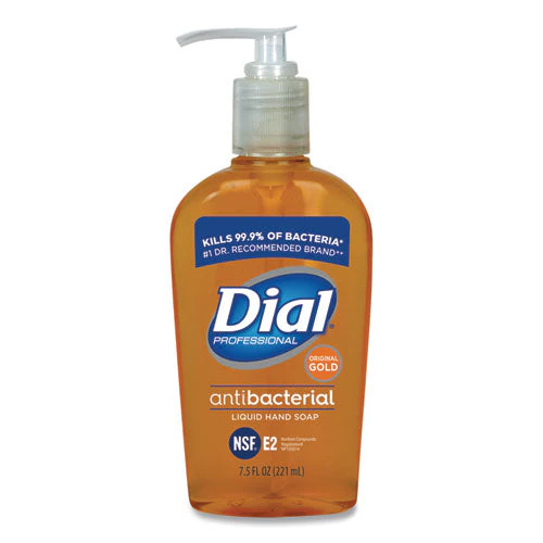 Gold Antibacterial Liquid Hand Soap, Floral, 7.5 Oz Pump - Image 1