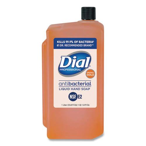 Gold Antibacterial Liquid Hand Soap, Floral, 1 L, 8/carton - Image 1