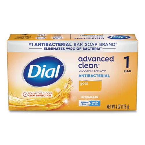 Deodorant Bar Soap, Iconic Dial Gold Fragrance, 4 Oz Wrapped Retail Bar, 36/carton - Image 1